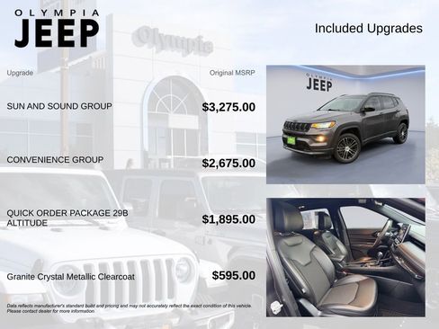 Certified 2023 Jeep Compass Altitude w/ Sun and Sound Group image 4