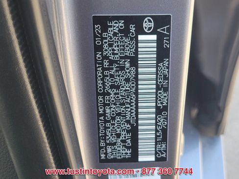 Used 2023 Toyota Mirai w/ Advanced Technology Package RWD image 16