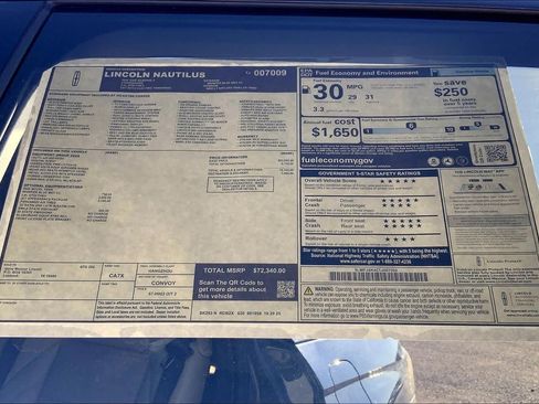 New 2026 Lincoln Nautilus Reserve w/ Jet Appearance Package image 22