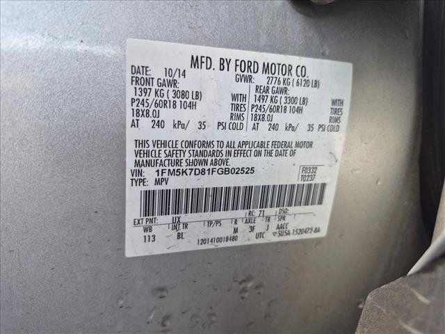 Used 2015 Ford Explorer XLT w/ Equipment Group 202A FWD image 15