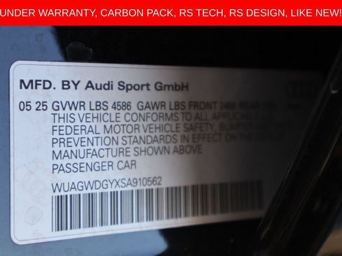 Used 2025 Audi RS 3 AWD/4WD image 25
