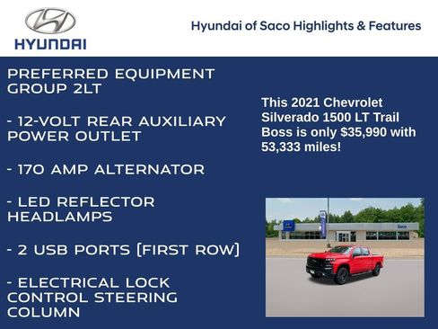 Used 2021 Chevrolet Silverado 1500 LT Trail Boss AWD/4WD image 16