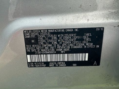 Used 2011 Toyota RAV4 4WD w/ Base L4 Extra Value Pkg image 43