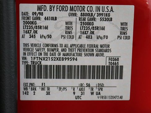 Used 1999 Ford F250 XLT AWD/4WD image 92