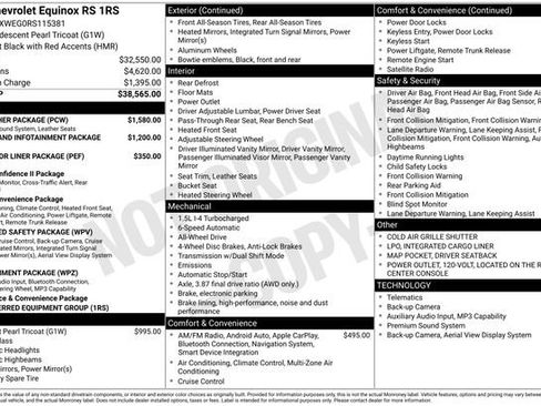 Used 2024 Chevrolet Equinox RS w/ RS Leather Package image 5