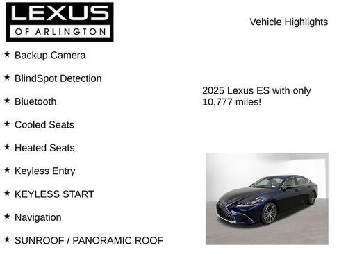 Certified 2025 Lexus ES 350 350 image 7