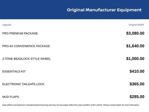 New 2026 Nissan Frontier PRO-4X w/ Pro Premium Package AWD/4WD image 3