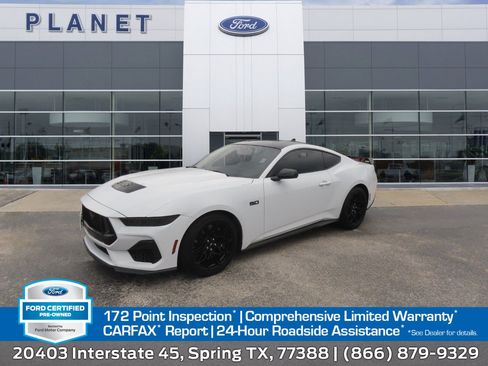 Certified 2024 Ford Mustang GT Premium w/ GT Performance Package RWD image 1