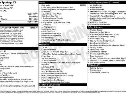 Used 2022 Kia Sportage LX w/ LX AWD Value Edition Package image 7
