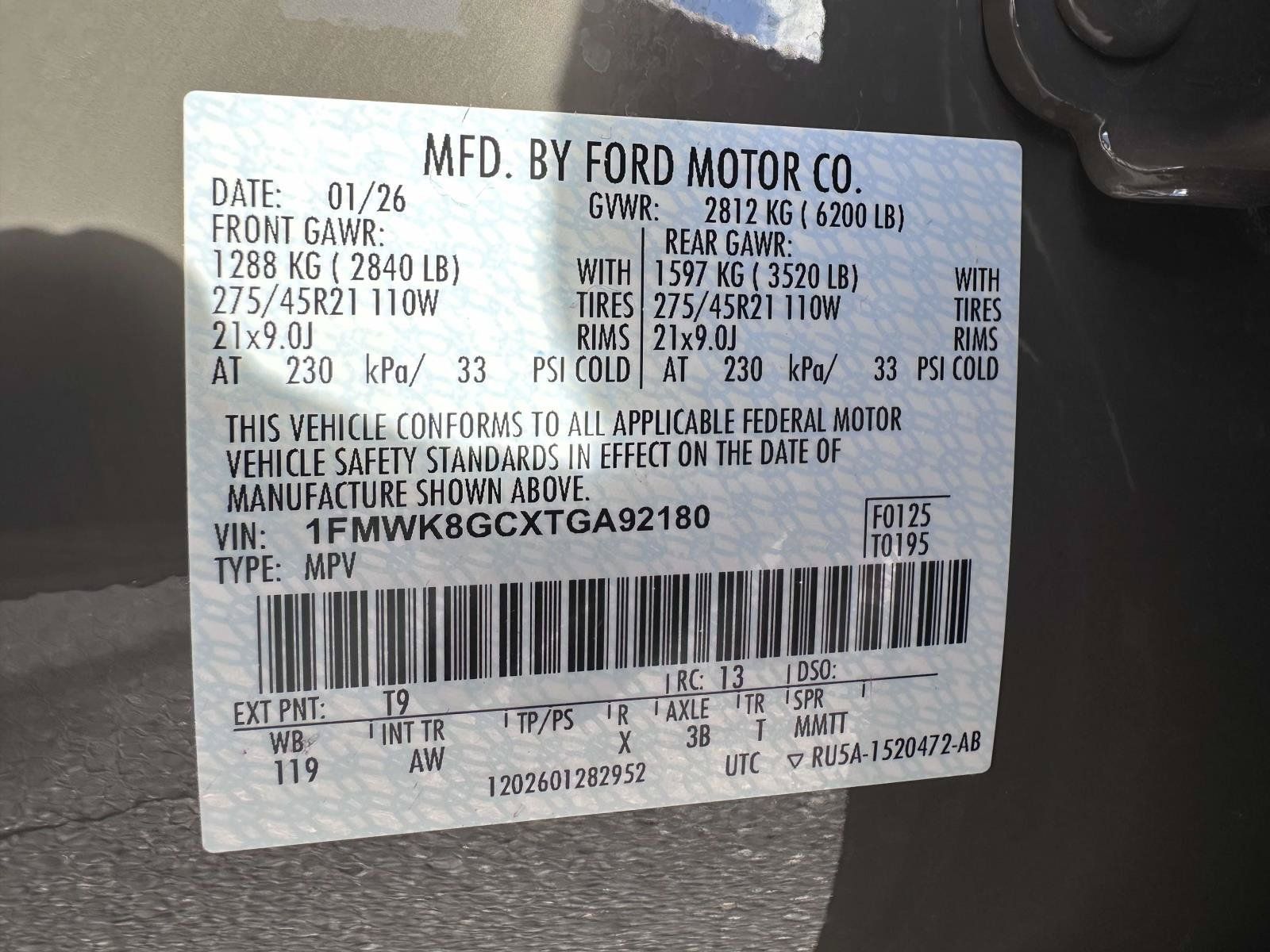 Used 2026 Ford Explorer ST w/ Sun And Sound Package AWD/4WD image 31