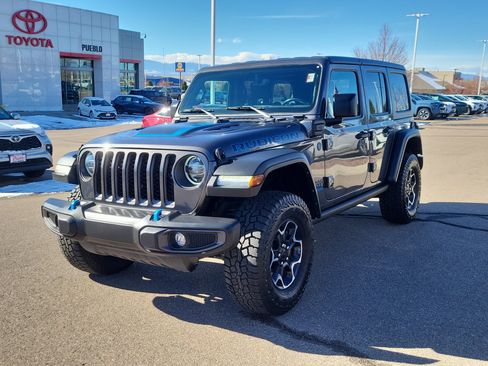 Used 2022 Jeep Wrangler Unlimited Rubicon 4xe w/ Cold Weather Group image 4