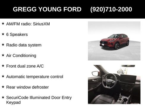 New 2025 Ford Escape ST-Line Select w/ Tech Pack #1 AWD/4WD image 13