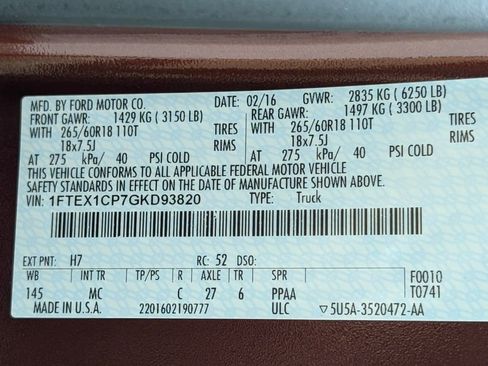 Used 2016 Ford F150 XLT w/ Equipment Group 301A Mid RWD image 24