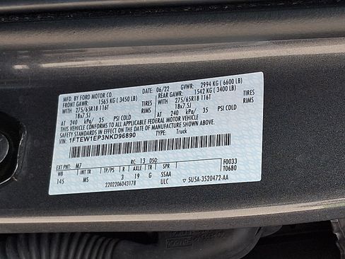 Certified 2022 Ford F150 XLT w/ Equipment Group 302A High AWD/4WD image 28