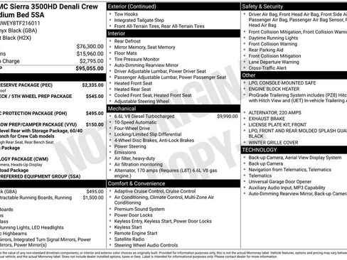 New 2026 GMC Sierra 3500 Denali w/ Denali Reserve Package AWD/4WD image 3