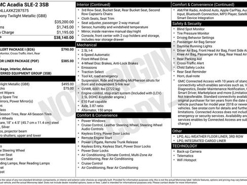 Used 2019 GMC Acadia SLE w/ Driver Alert Package I image 5