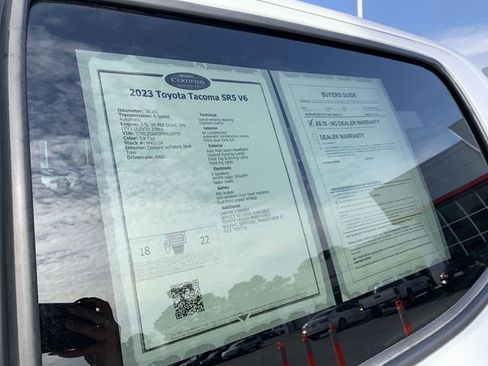 Certified 2023 Toyota Tacoma SR5 w/ Technology Package image 36