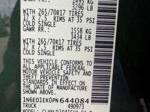 Used 2023 Nissan Frontier PRO-4X w/ Pro-4X Premium Package image 34