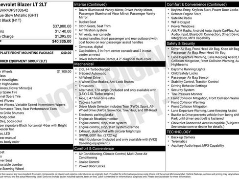 Used 2023 Chevrolet Blazer LT image 13