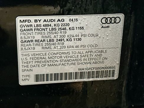 Used 2016 Audi Q3 2.0T Prestige w/ Prestige Package image 31