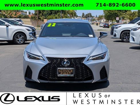 Certified 2022 Lexus IS 350 F Sport w/ Accessory Package RWD image 2