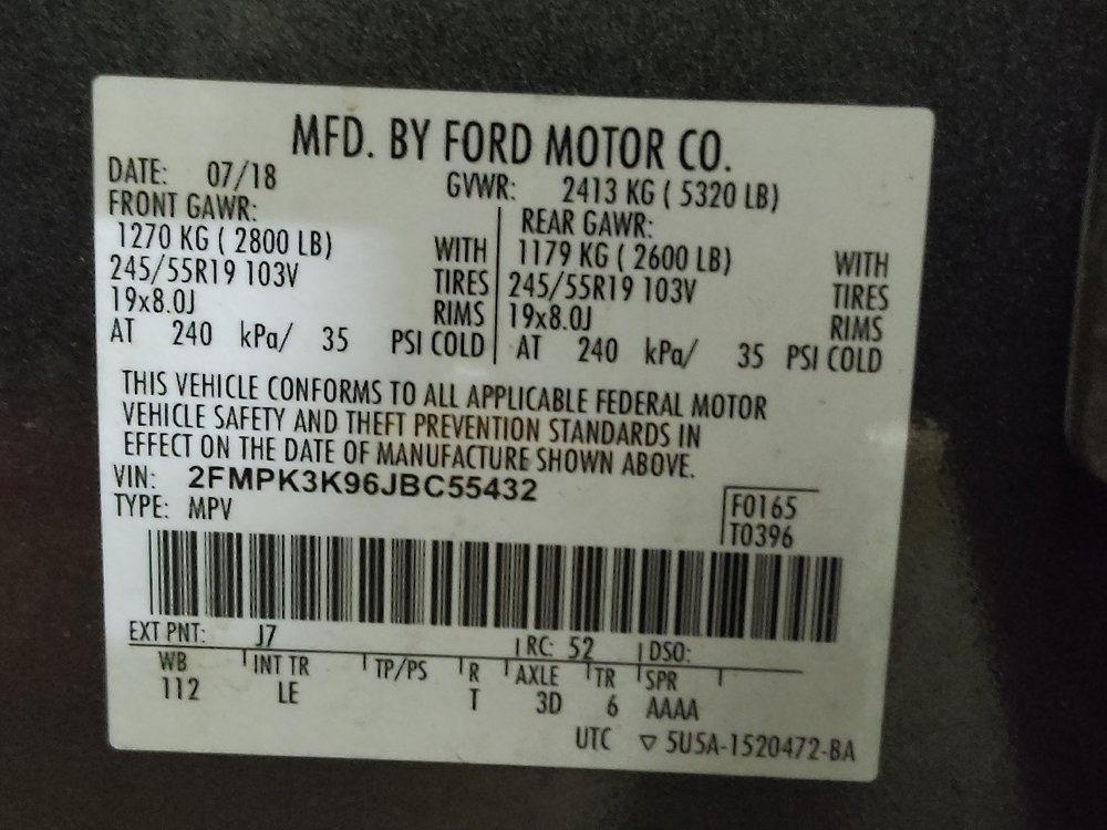 Used 2018 Ford Edge Titanium w/ Technology Package FWD image 33