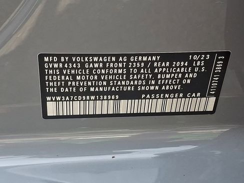 Used 2024 Volkswagen GTI SE w/ SE Leather Seats Package FWD image 27