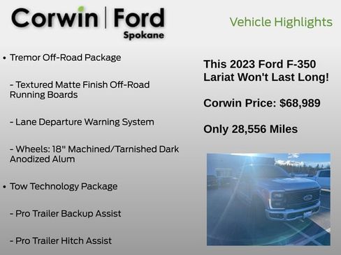 Used 2023 Ford F350 Lariat w/ Lariat Ultimate Package image 6