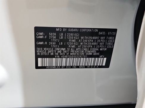 New 2025 Subaru Outback Wilderness image 37