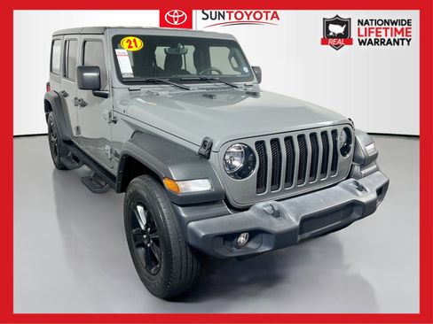Used 2021 Jeep Wrangler Unlimited Sport image 1