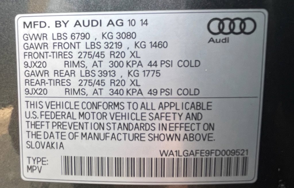 Used 2015 Audi Q7 3.0T Premium Plus w/ Premium Plus Package AWD/4WD image 35