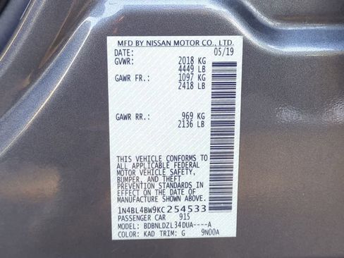 Used 2019 Nissan Altima 2.5 S image 36