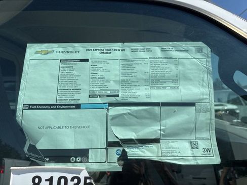 New 2025 Chevrolet Express 3500 w/ Power Convenience Package image 19
