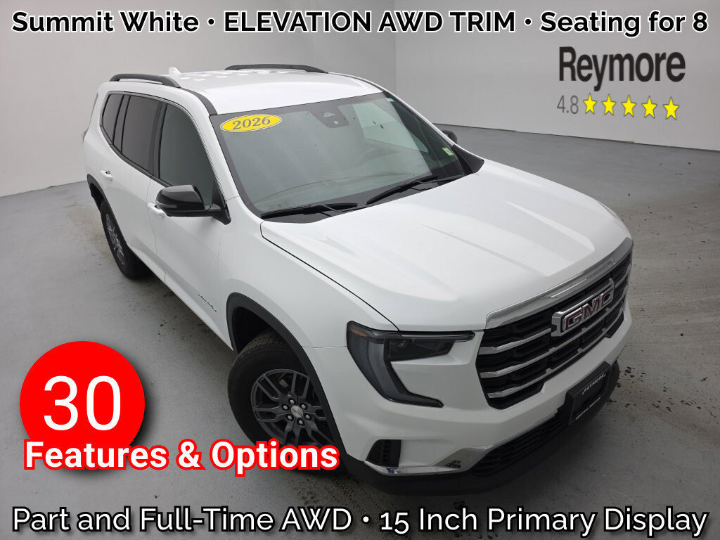 Used 2026 GMC Acadia Elevation AWD/4WD image 1