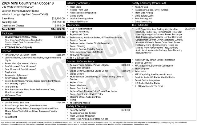 Used 2024 MINI Cooper Countryman S w/ Mini Untamed Edition FWD image 19