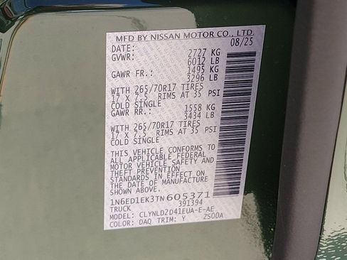 New 2026 Nissan Frontier PRO-4X w/ Pro Premium Package image 13