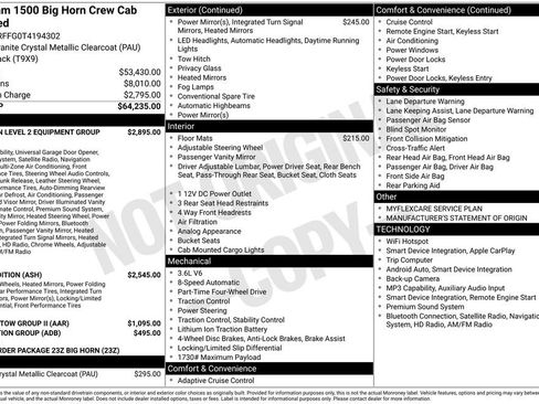 New 2026 RAM 1500 Big Horn AWD/4WD image 8