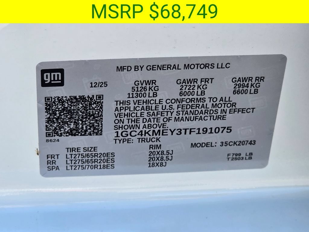 New 2026 Chevrolet Silverado 2500 Custom w/ Custom Value Package AWD/4WD image 44