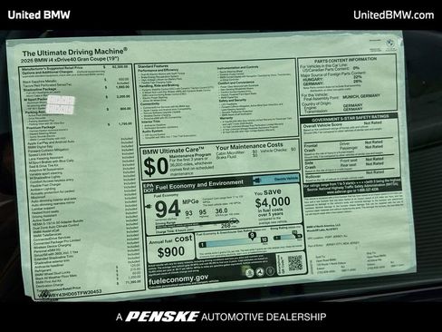 New 2026 BMW i4 xDrive40i w/ M Sport Package AWD/4WD image 15