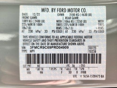 Certified 2023 Ford Bronco Sport Outer Banks w/ Tech Package image 28