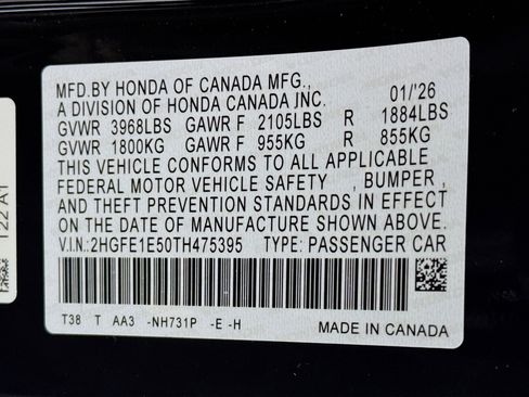 New 2026 Honda Civic Si image 33