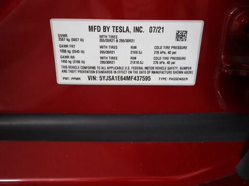 Used 2021 Tesla Model S Plaid AWD/4WD image 57