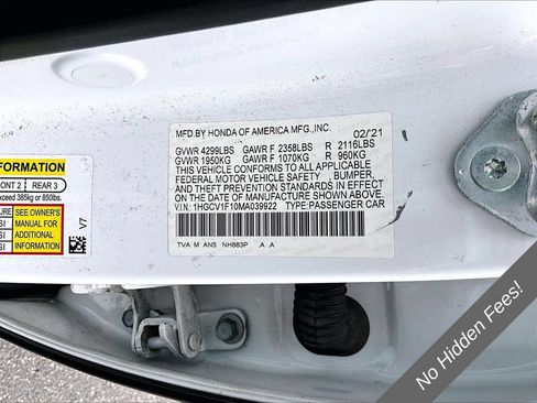 Used 2021 Honda Accord LX image 26