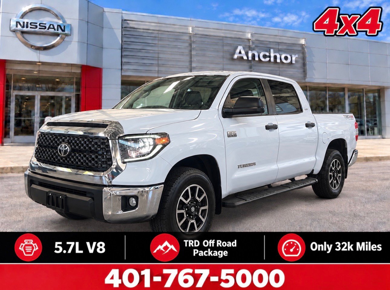Used 2019 Toyota Tundra SR5 w/ TRD Off Road Package AWD/4WD image 1