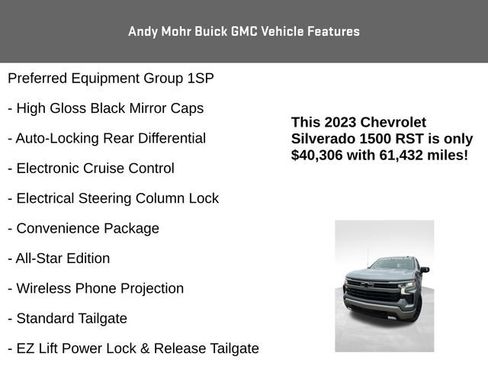 Used 2023 Chevrolet Silverado 1500 RST w/ Convenience Package II image 12