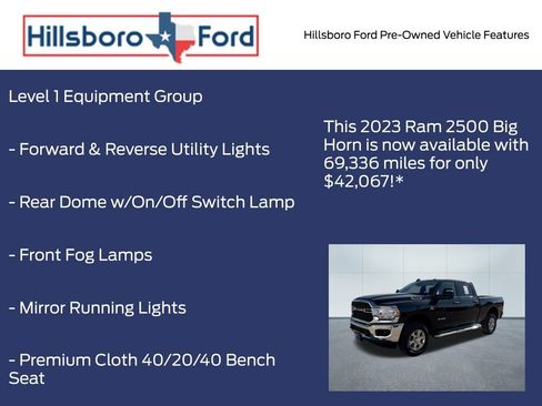 Used 2023 RAM 2500 Big Horn w/ Level 1 Equipment Group AWD/4WD image 13