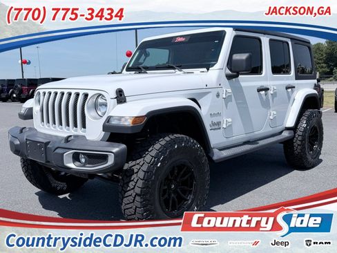 Used 2020 Jeep Wrangler Unlimited Sahara AWD/4WD image 1