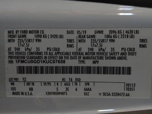 Used 2019 Ford Escape SE image 33