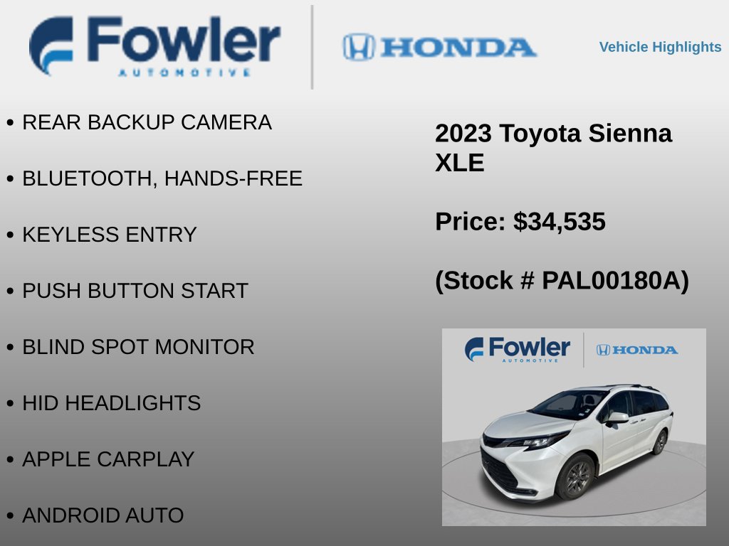 Used 2023 Toyota Sienna XLE FWD image 4