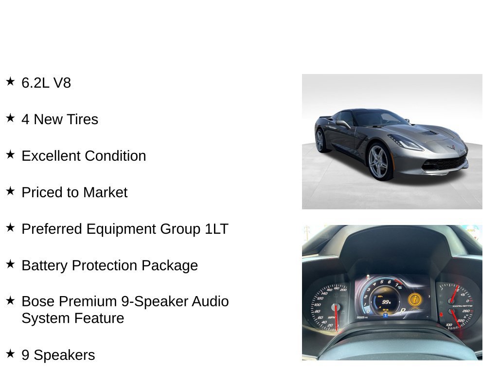 Used 2015 Chevrolet Corvette Stingray Coupe w/ Battery Protection Package RWD image 31